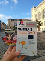  Germany Germany Doppelherz Double Heart Childrens Fish Oil 60 DHA Omega3 Chewable Tablets in Stock