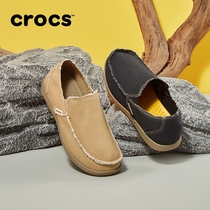 Crocs casual shoes autumn karochi outdoor men's shoes Santa Cruz canvas shoes one pedal) 10128