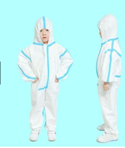 Disposable eco-friendly child isolation patch protective clothing for wearing durable and environmentally friendly and breathable waterproof and anti-oil
