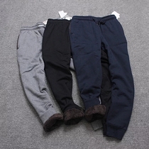 Export Japan Hokkaido Thickened Cashmere Cotton Pants Exit Day single Men and women Thickened And Padded warm sport
