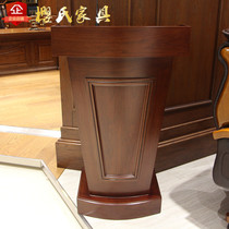 Sakuras paint solid wood podium the host podium stylish and simple modern walnut office