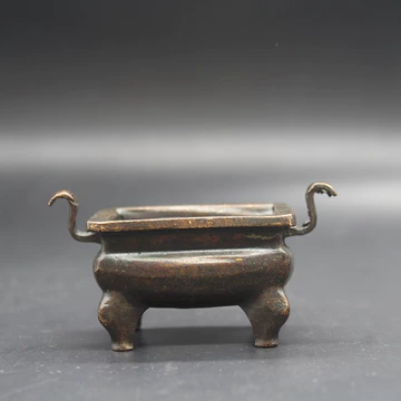 中国古美術/清時代銅香炉 乾隆年製y613 【公式通販】