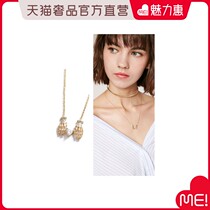 Crocus by gk-beck Punk fashion personality skull hand love clavicle necklace