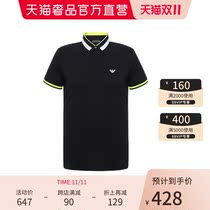 (Order now) Emporio Armani mens polo shirt lapel top