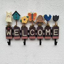 Wooden listing pastoral style welcome creative door Wall Wall Wall Wall welcome to wall hanging decoration