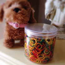 Pet grooming rubber band Dog headdress Dog Teddy York rubber band does not hurt hair Pet rubber band