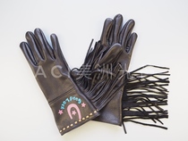American imported Deer Pi Western Fluff Cowboy gloves soft and comfortable American shining MGST special price