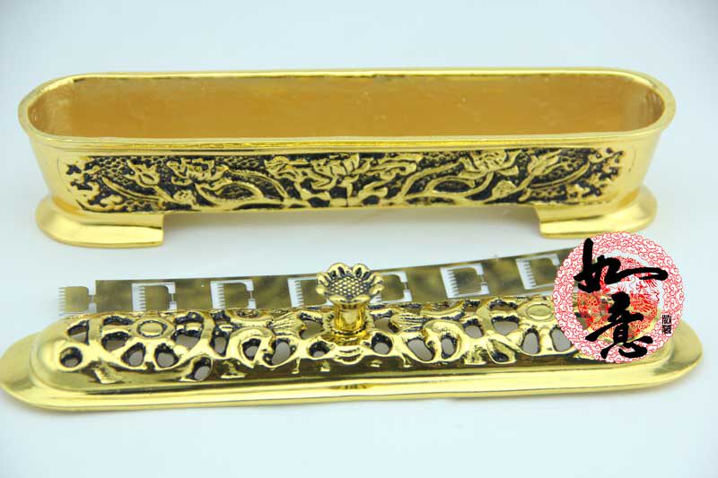 10 inch six-word Daming spell incense oven lying incense stove (knot)