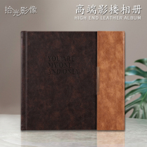 Wedding photo album custom high-end photo studio wedding skin photo making mothers home phonetic label Opening local specialty shop