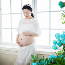 New small and fresh maternity photo studio fashion Korean personality pregnant photo big belly mommy clothes photography photo clothing