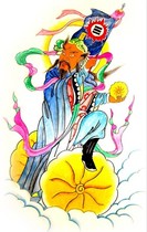 Car god metal portrait a variety of material sizes optional photographic paper silk silk cloth scroll painting hanging painting and other materials