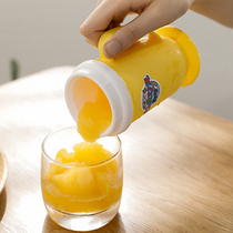 Japan imported smoothie shaver Household smoothie cup small DIY homemade smoothie machine Manual mini smoothie machine