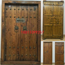 Solid wood imitation ancient gate old-style wooden door Chinese style Villa Gate Courtyard Door Double Open Door Rural Gate Entrance Door
