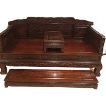 Authentic authentic East African acid branch Lotus Lotus Lotus Arhan bed three-piece set 210*101*107 Ming and Qing classical solid wood assembly