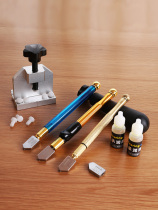 Cutting glass knife Diamond scratching thick glass tile cutting household multifunctional universal roller type knife tip artifact