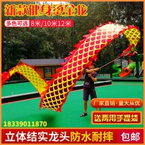 Dragon dance ribbon Play dragon Square dance Fitness dragon Sports Dragon throw dragon streamer ribbon tap Single dragon dance throw dragon