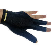 Billiards three-finger gloves room left and right mens and womens gloves blue high-play snooker ball