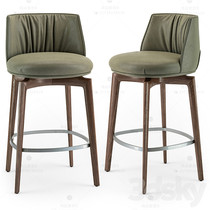Nordic solid wood personality bar stool bar cafe high stool model room home bar chair front desk bar stool