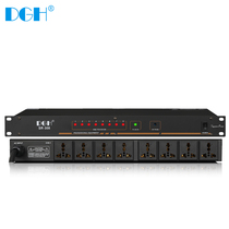 DGH Professional 8-way power sequencer 10-way controller stage sequence manager independent control band filtering