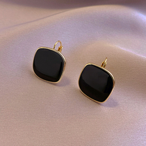 Sturbolea ~ good store recommended Morandi color rounded earrings simple atmosphere commuting fashion trendy Joker