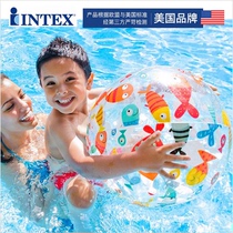 Increase inflatable beach ball Childrens early education swimming water ball Pat ball Water toy cartoon ocean ball Volleyball