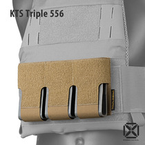 Fenggong tactical KTS triple cartridge with built-in clip triple 556 cache clip laser composite process