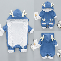 Early newborn baby clothes baby clothes baby spring one-piece clothes men suit women going out huddling clothes season clothes with jacket climbing clothes autumn