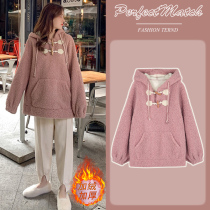 Pregnant women winter suit fashion model 2021 new autumn coat coat autumn winter wear sweater long winter