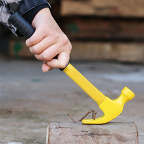Horn hammer wooden handle nail hammer multifunctional hammer hammer hammer hammer nail hammer one-piece one-piece one-piece hammer tool