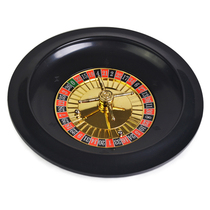 Roulette 10 inch plastic Russian Roulette Macau Roulette 37 numbers single 0 turntable betting props