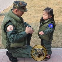 US Military Vietnam version M69 bulletproof jacket (down vest vest)Parent-child suit Childrens Resident Evil