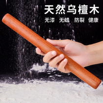 Solid Wood Rolling pin large noodle stick household extended noodle stick artifact rolling dumpling Leather Special roller Rod pressing stick roll