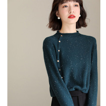JOLIMENT gentle and lazy style sweater womens high-end design sense is thin and elegant age-reducing temperament sweater