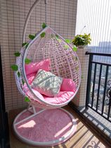 Hangbasket rattan chair hanging chair hammock lazy balcony indoor swing Net red home chair Birds Nest special cradle