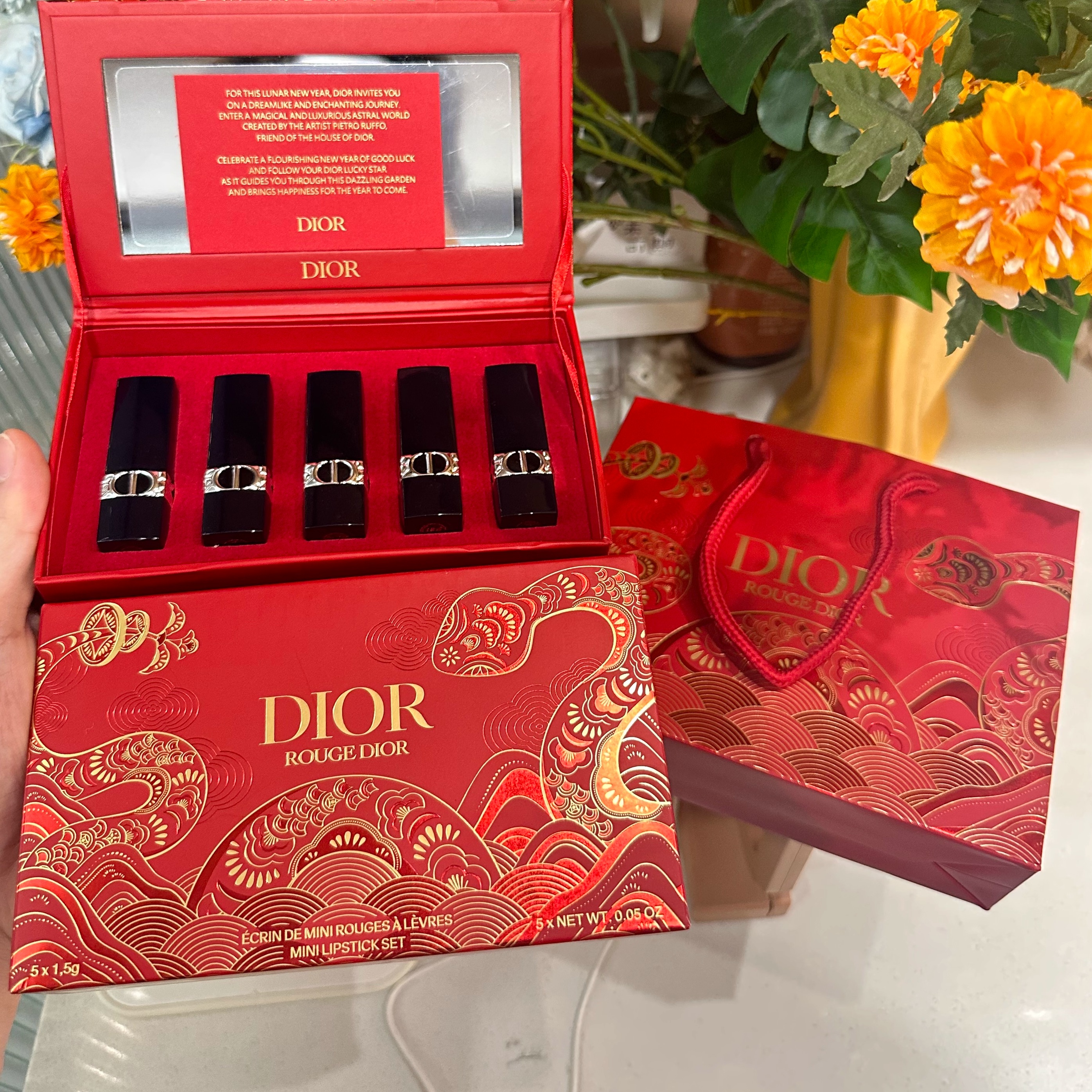 媛生美化妆品价格曝光！DIOR迪奥口红5件套盒礼盒实在在值291元吗？