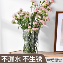 Wake Blossom Barrel Deep Water Acrylic Light Lavish Transparent Flowers Plastic Big Number Home Flower Shop Trash Cans Han Style Style Silo