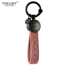 New fashion sheepskin woven keychain women and men car key pendant key chain couple pendant exquisite BV19