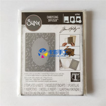 Sizzix texture clip shield board round and oval three sets of 657945 TIM HOLTZ