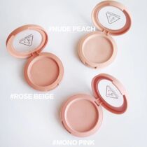 3ce monochrome blush nude makeup natural color nude peach mono pink rose Bee Bee