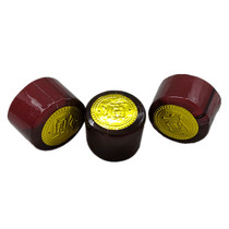 The unit price is 100 quantity of ceramic alcohol cap PVC white bottle heat shrinkable cap plastic sealing film