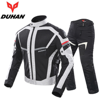 Doohan 213 Motorcycle Riding Suit Male Summer Breathable Mesh Racing Suit Set Anti-Fall Motorcycle Clothing Motorcycle