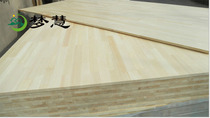 Menghui 8mm Pinus sylvestris solid wood splicing board integrated material plug-in plate finger board integrated board furniture board back plate