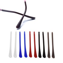 Glasses silicone glasses feet cover double-mounted silicone glasses end tip ear tips Accessories tube replacement thin metal glasses legs