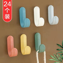 Non-perforated strong viscose clothes hook Door back wall hanging wall coat rack Bathroom towel load-bearing wall sticky hook