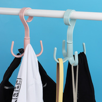 Hanging coat hook bag key kitchenware adhesive hook rotatable non-perforated kitchen toilet hanger wardrobe hook