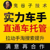 Taobao Tmall online store hosting upgrade ranking to create explosive through train promotion Title optimization through car custody