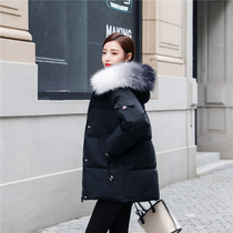 Cotton clothes 2020 new down cotton clothes female mid-length student Korean winter bread clothes loose thick quilted jacket jacket