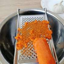 Anti-rubbing ginger vegetable puree ground potato mashed plate stainless steel appliance household ginger powder ground sweet potato hand rub