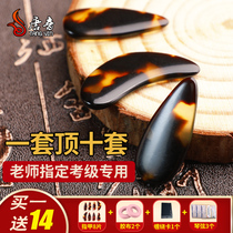 Tangyin Guzheng nails Tortoiseshell professional performance grade adult groove Beginner childrens shaking finger nail accessories