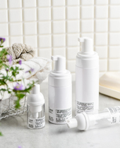 Press-press mousse facial cleanser shampoo shower gel bottle bubble bottle foam bottle breather